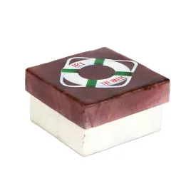 3 in. Capiz Holiday Life Ring Box