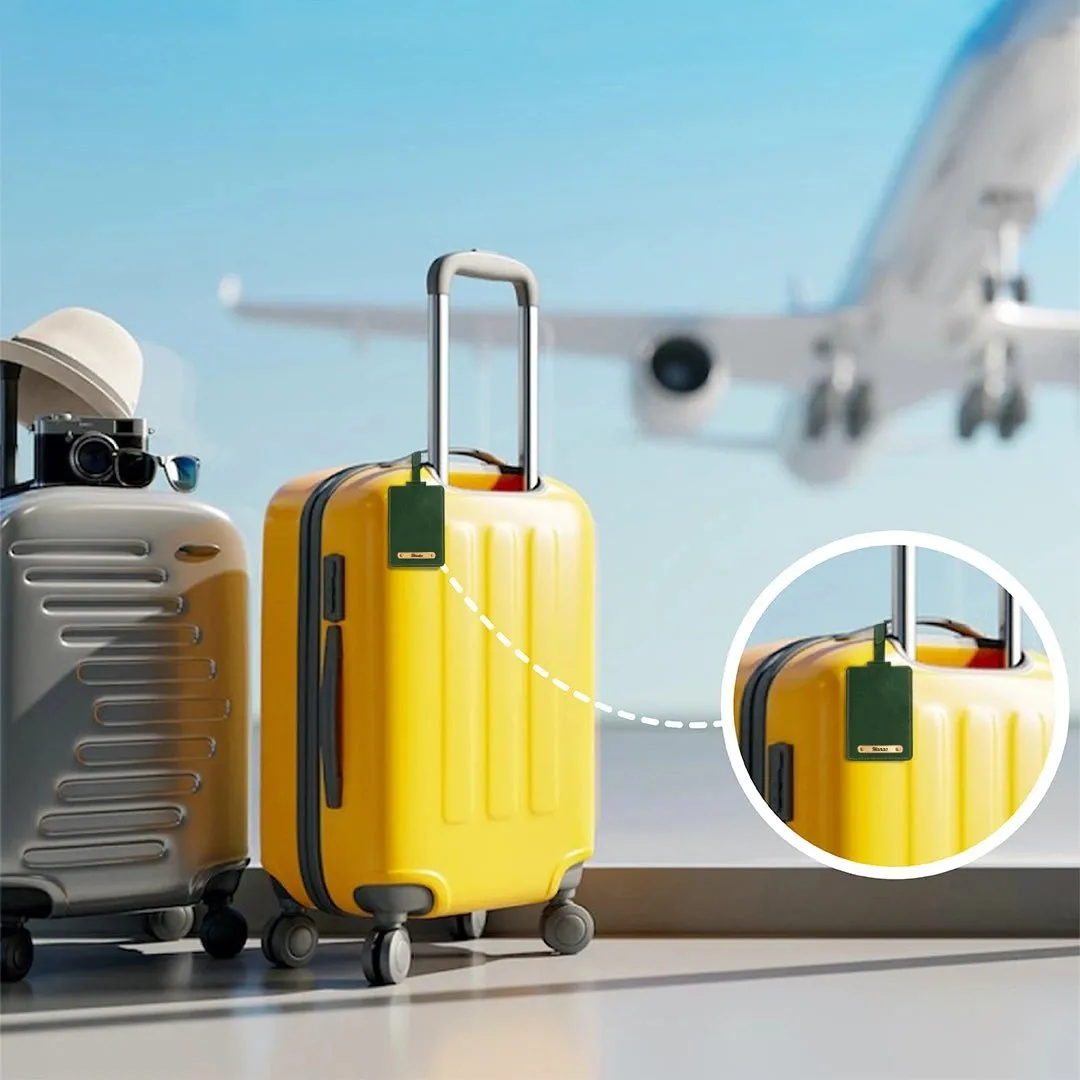 4-in-1 Travel Gift Set – Personalized Keychain, Pouch, Passport Cover & Luggage Tag
