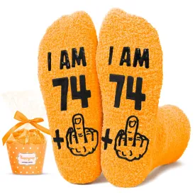 75th Birthday Gifts Ideas for Women men - Socks for 75th Year Old Birthday Women, Best Gifts for 75 Older Lady Elderly