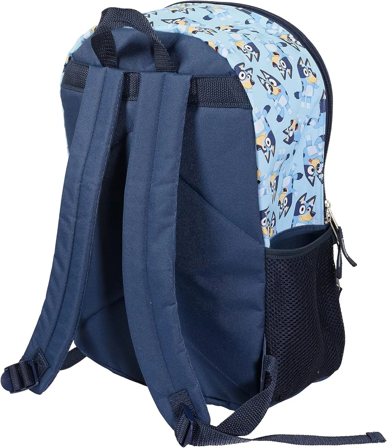 AI ACCESSORY INNOVATIONS Bluey 4 Piece Backpack Set for Pre-School Girls & Boys, Kids 16" School Bag