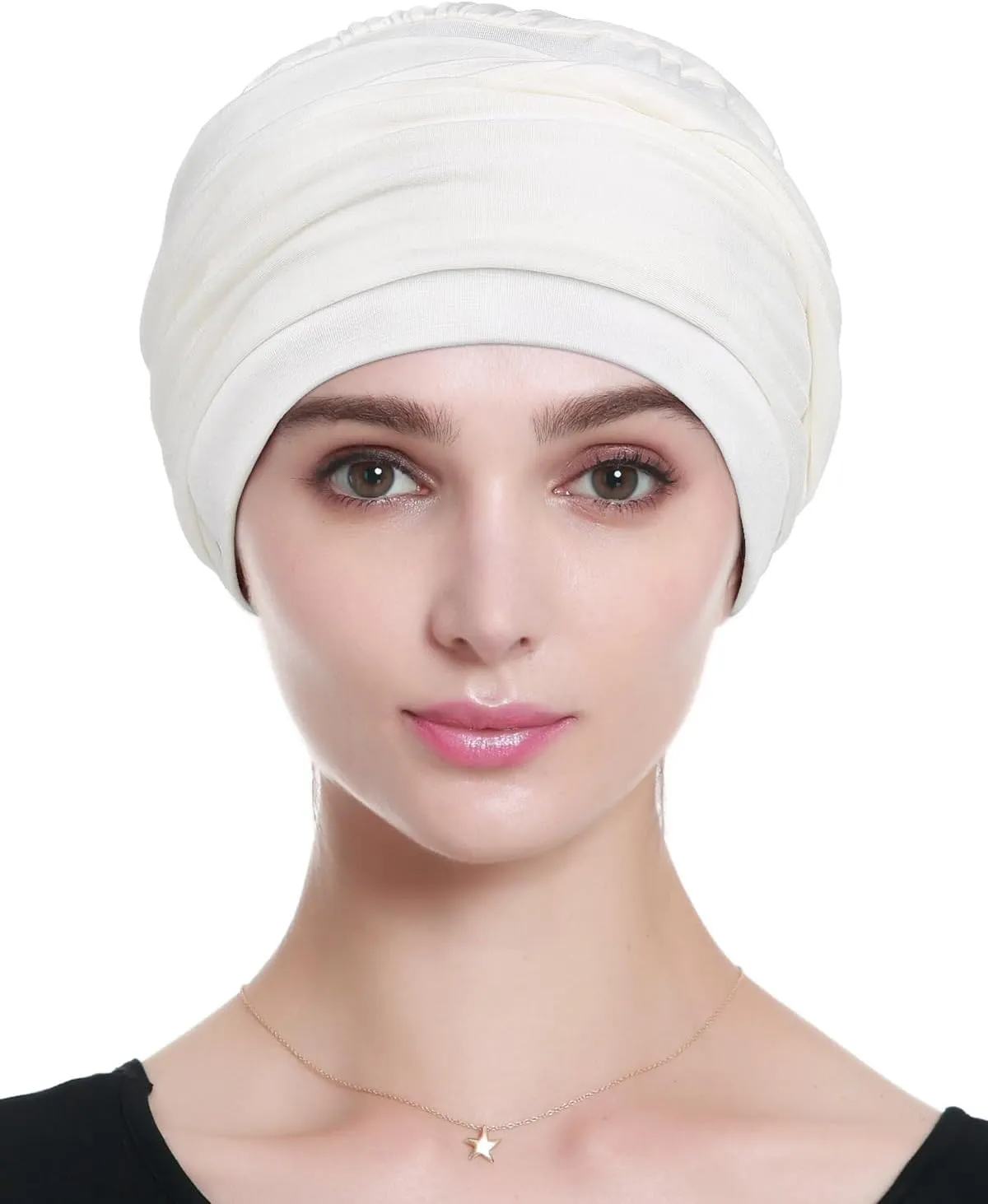 Alnorm Chemo Headwear, Viscose Hat for Women, Head Wraps Scarf Turban for Ladies