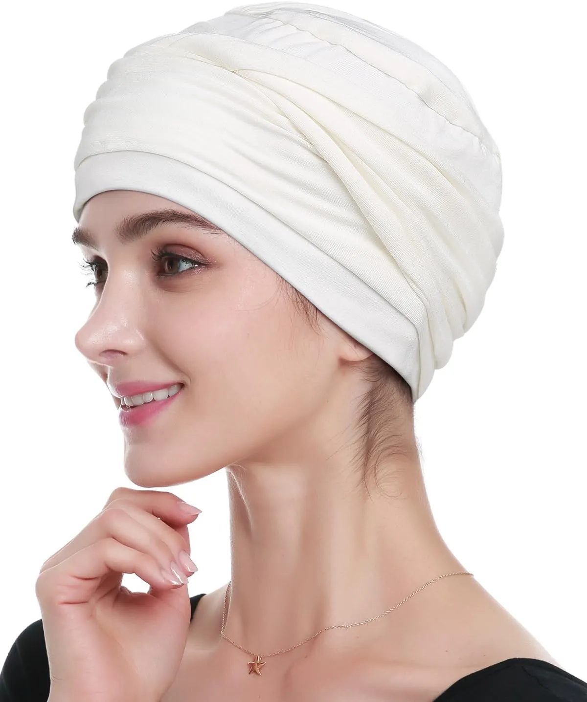 Alnorm Chemo Headwear, Viscose Hat for Women, Head Wraps Scarf Turban for Ladies