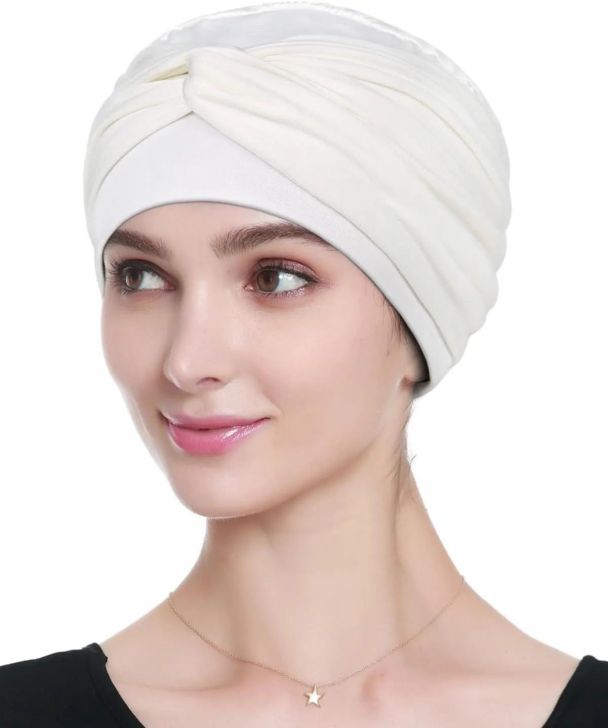 Alnorm Chemo Headwear, Viscose Hat for Women, Head Wraps Scarf Turban for Ladies