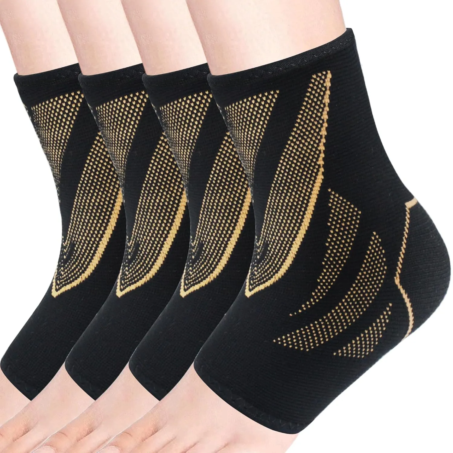 Ankle Guards,2 Pairs Ankle Brace for Women & Men,Ankle Compression Sleeve,Volleyball Ankle Support Brace for Women & Men,foot support brace for pain,plantar fasciitis compression socks for women & Men