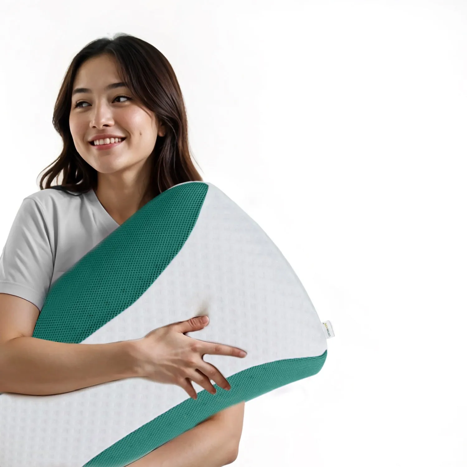 Aroma Eucalyptus Infused Ergonomic Memory Foam Pillow