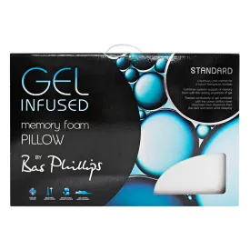 Bas Phillips Gel Infused Standard Memory Foam Pillow