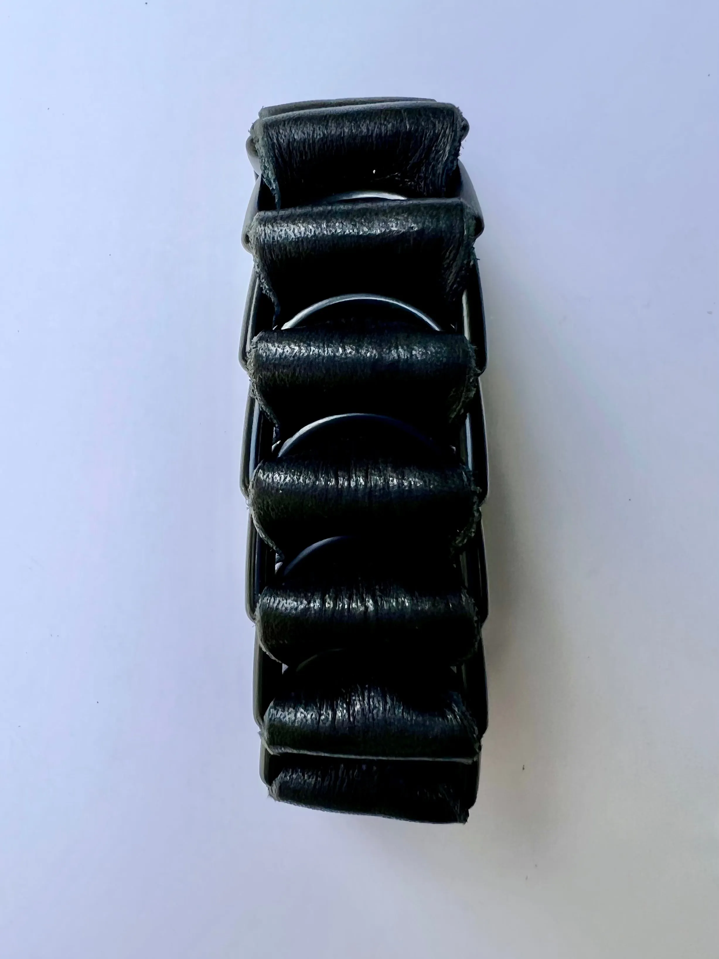 Black on Black Woven Cuff