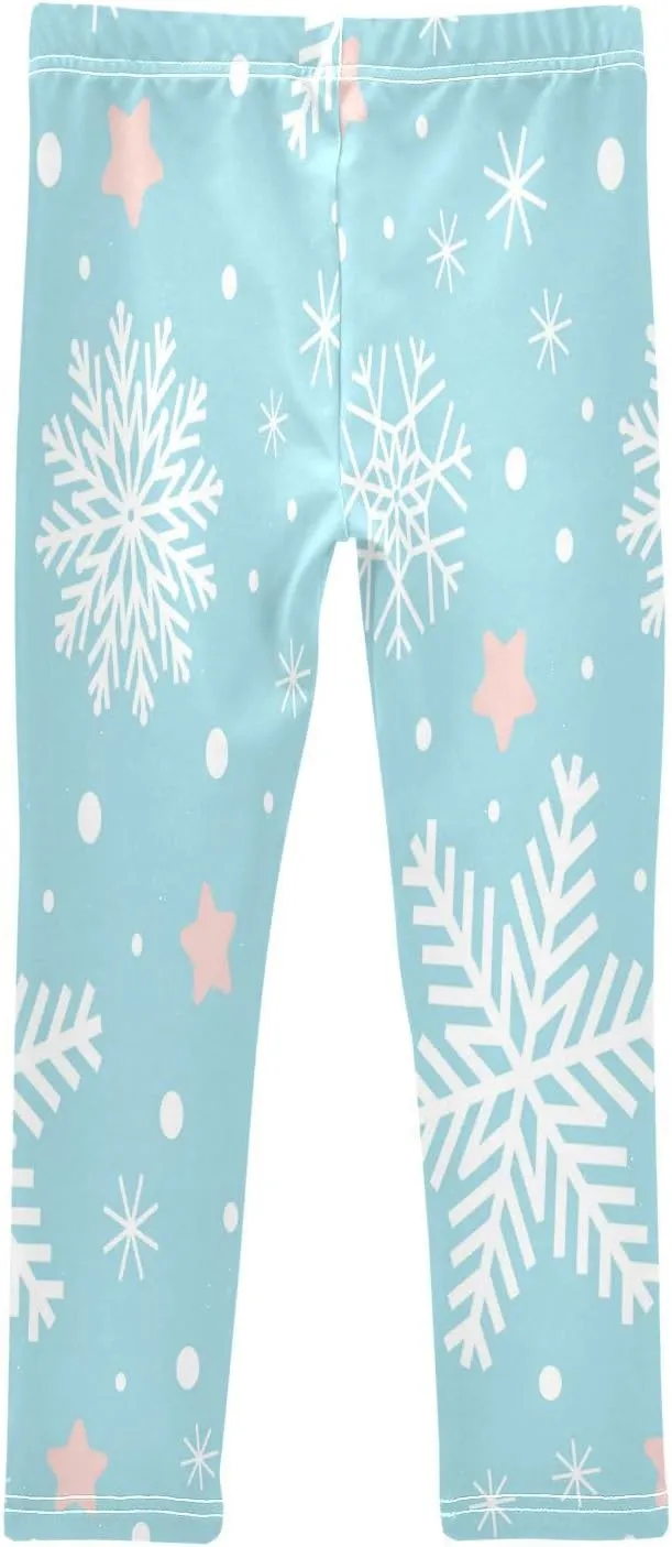 Boccsty Christmas Leggings Winter Kids Yoga Pants Dance Active Tights 4T-10T