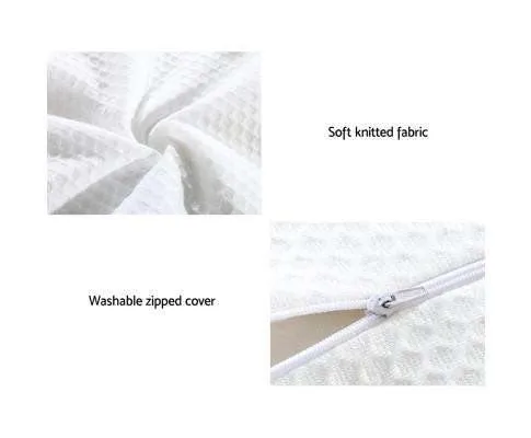 DEL 2 X Memory Foam Pillow Kid Pillows Contour Low Profile Contour Small Cushion