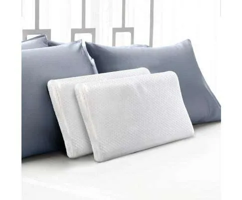 DEL 2 X Memory Foam Pillow Kid Pillows Contour Low Profile Contour Small Cushion