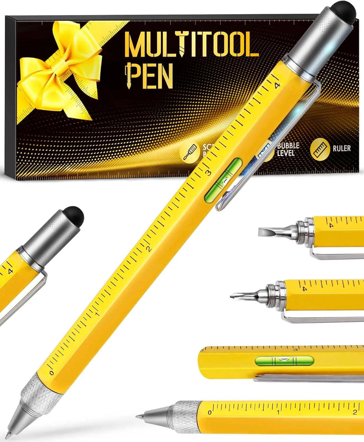 Father's Day Gifts for Dad Husband, Multitool Pen Cool Mens Gifts, Dad Gifts for Men Who Have Everything, Tools for Men Cool Gadgets, Husband Valentines Christmas Gifts Basket