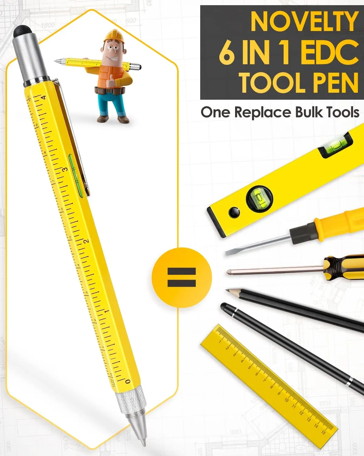 Father's Day Gifts for Dad Husband, Multitool Pen Cool Mens Gifts, Dad Gifts for Men Who Have Everything, Tools for Men Cool Gadgets, Husband Valentines Christmas Gifts Basket