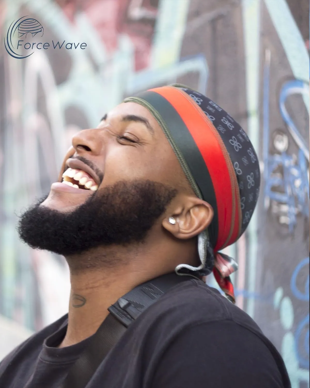 ForceWave Durag for Men Designer for Waves Silky Durag Du rag with Designed Pattern