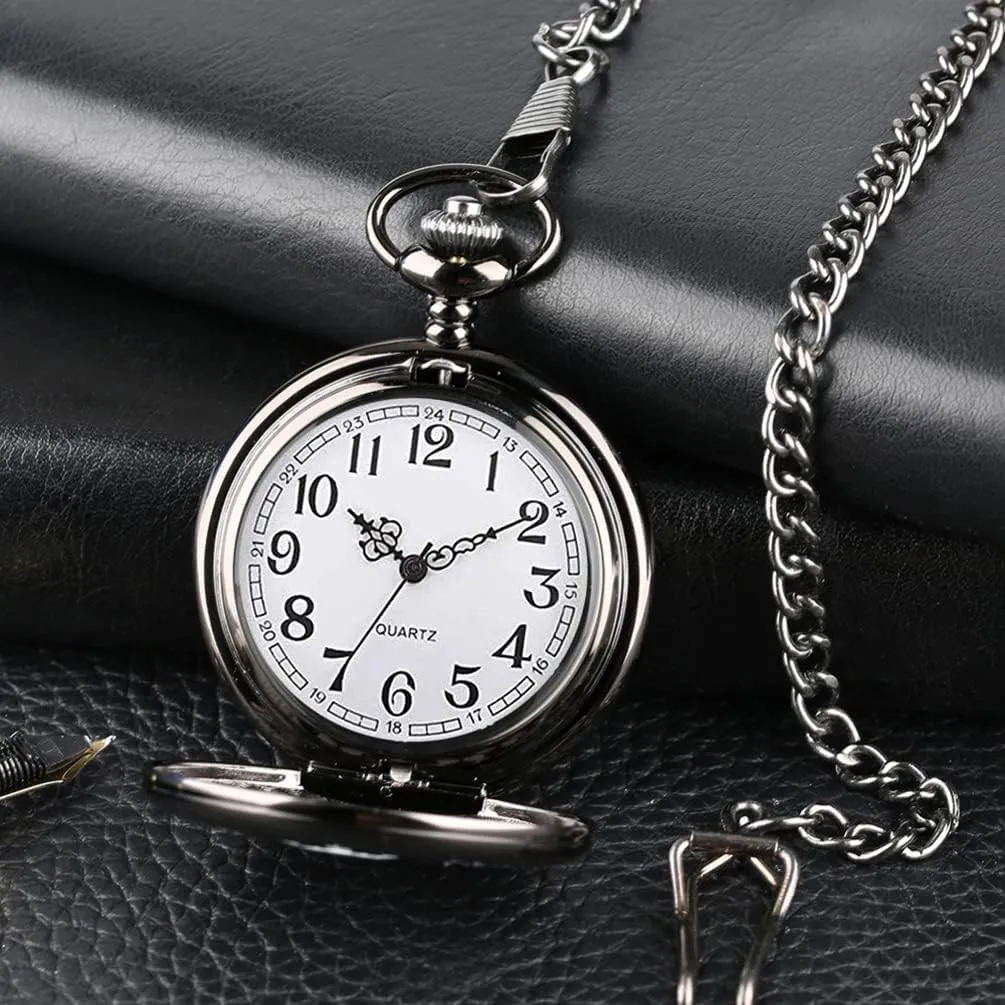 Gifts for Veterans,Pocket Watch for Veterans with Military ChanllengCoin,Best Veterans Day Gifts