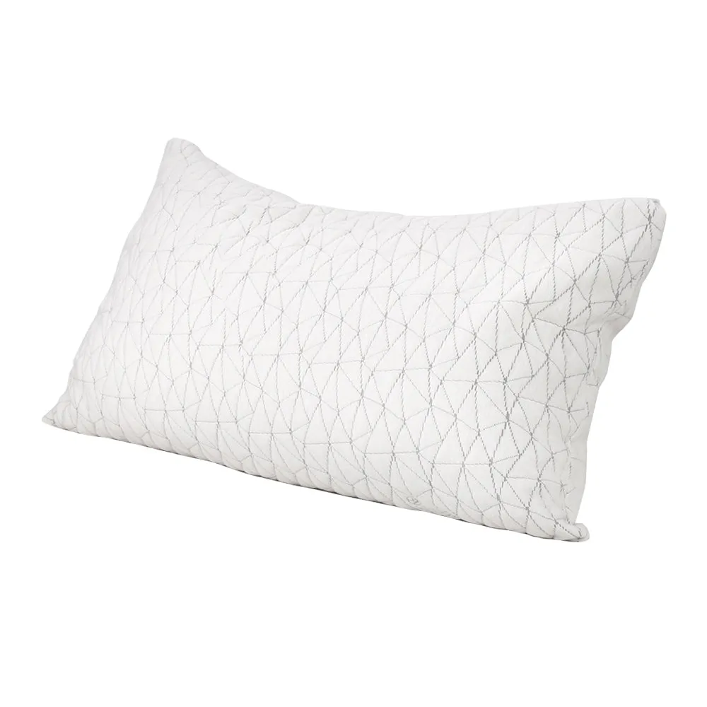 Giselle Bedding Set of 2 Rayon King Memory Foam Pillow