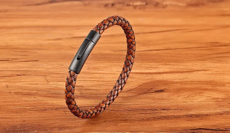 Hand Woven Leather Bracelet
