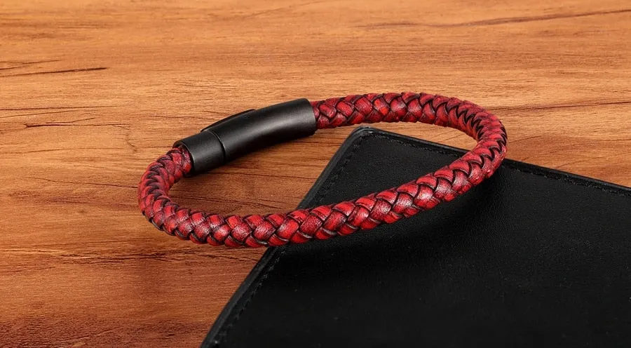 Hand Woven Leather Bracelet