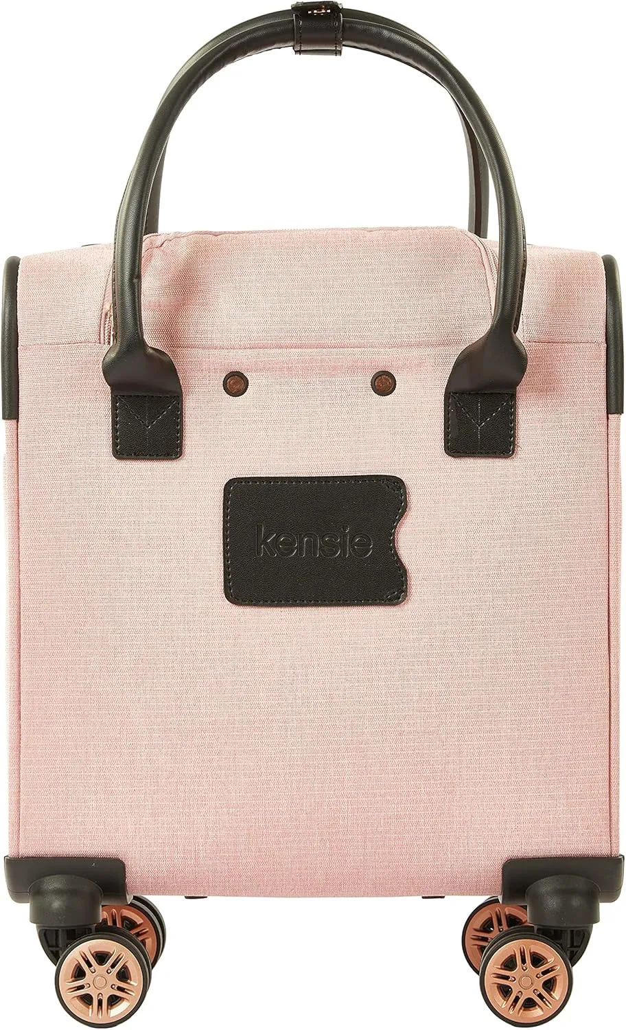 kensie Hudson Softside Spinner Luggage, Rose, 3-Piece Set (16/20/28)