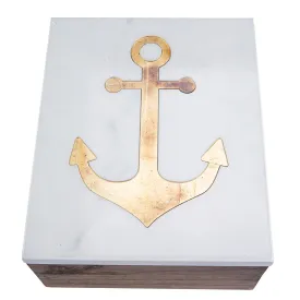 Large Box with Gold Anchor