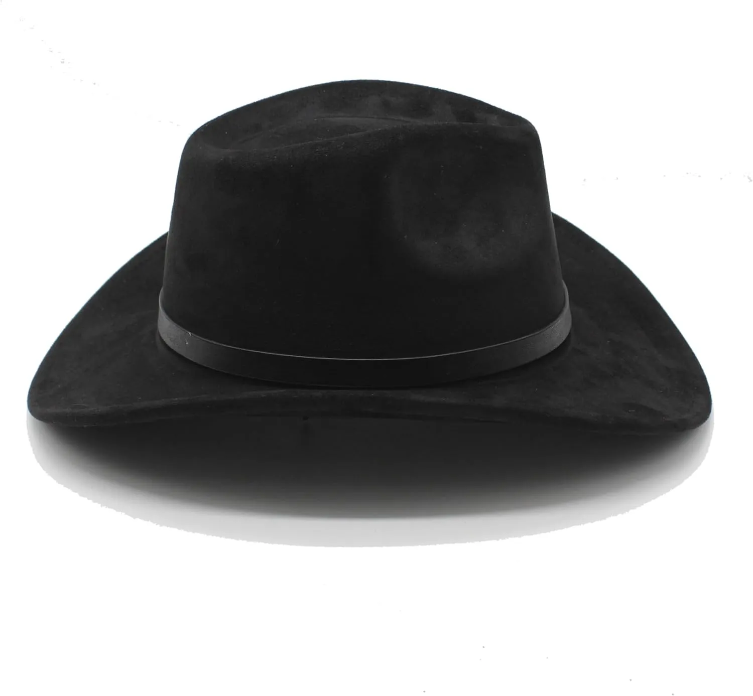 LIDHAY Cowboy Hat for Women Men Felt Wide Brim Cowgirl Hat Western Suede Hats for Cowboys and Cowgirls with Belt Buckle