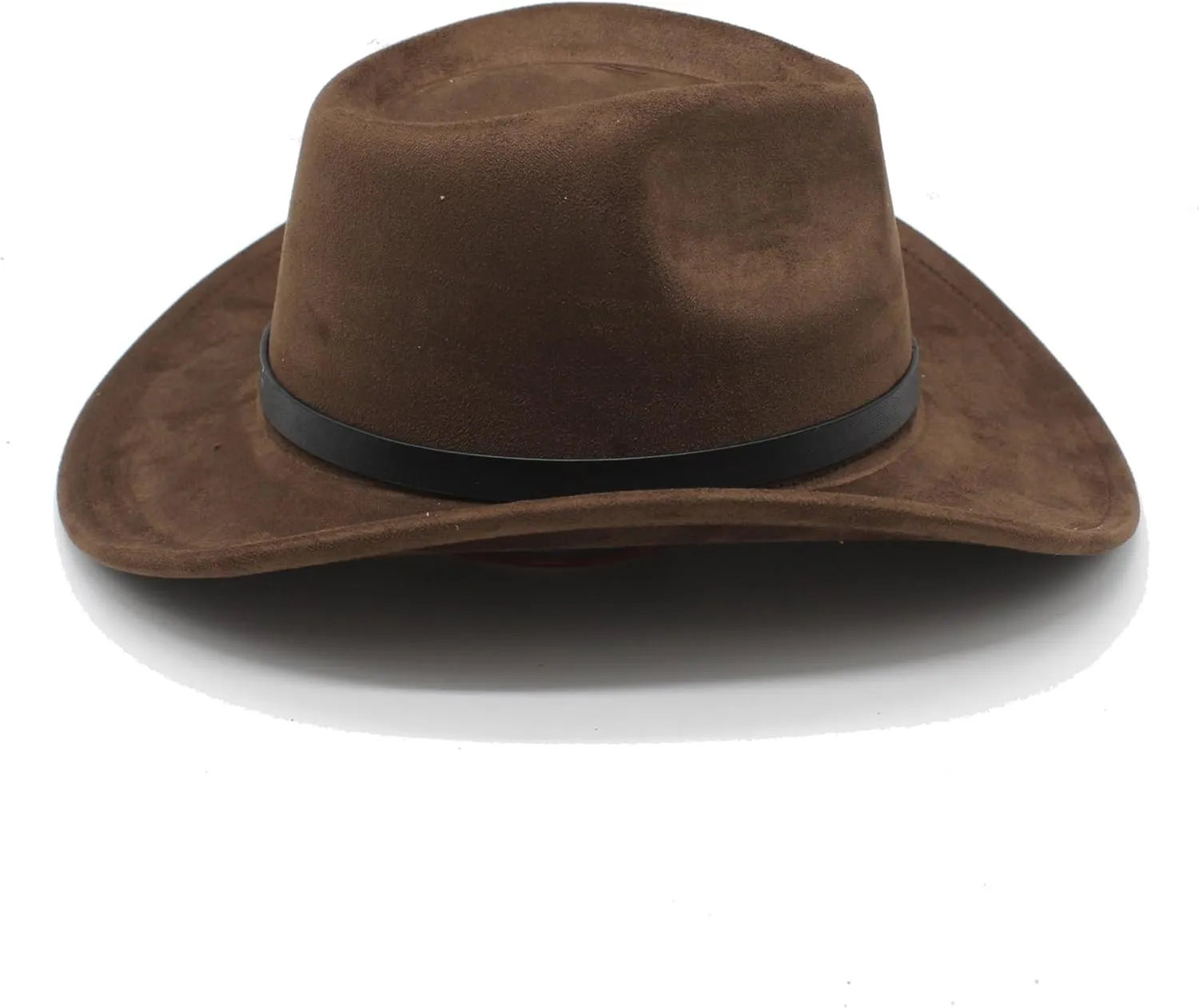 LIDHAY Cowboy Hat for Women Men Felt Wide Brim Cowgirl Hat Western Suede Hats for Cowboys and Cowgirls with Belt Buckle