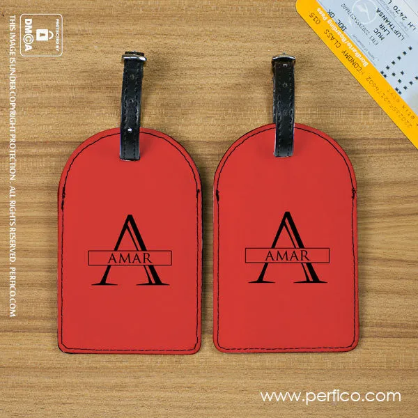 Monogram © Personalized Luggage Tag