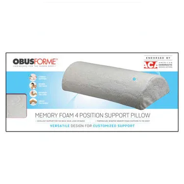 Obusforme Memory Foam 4-Position Support Pillow