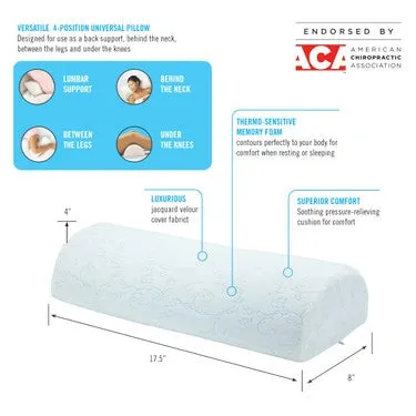 Obusforme Memory Foam 4-Position Support Pillow