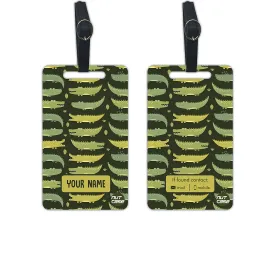 Personalized Travel Bag Tags Identification for Suitcase Set of 2