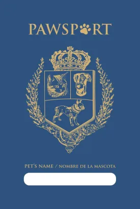 Pet Passport & Medical Record, for Pet Health and Travel, Bilingual English Spanish 4x6: Animal Health & Vaccine Record Book Paperback  January 28, 2022