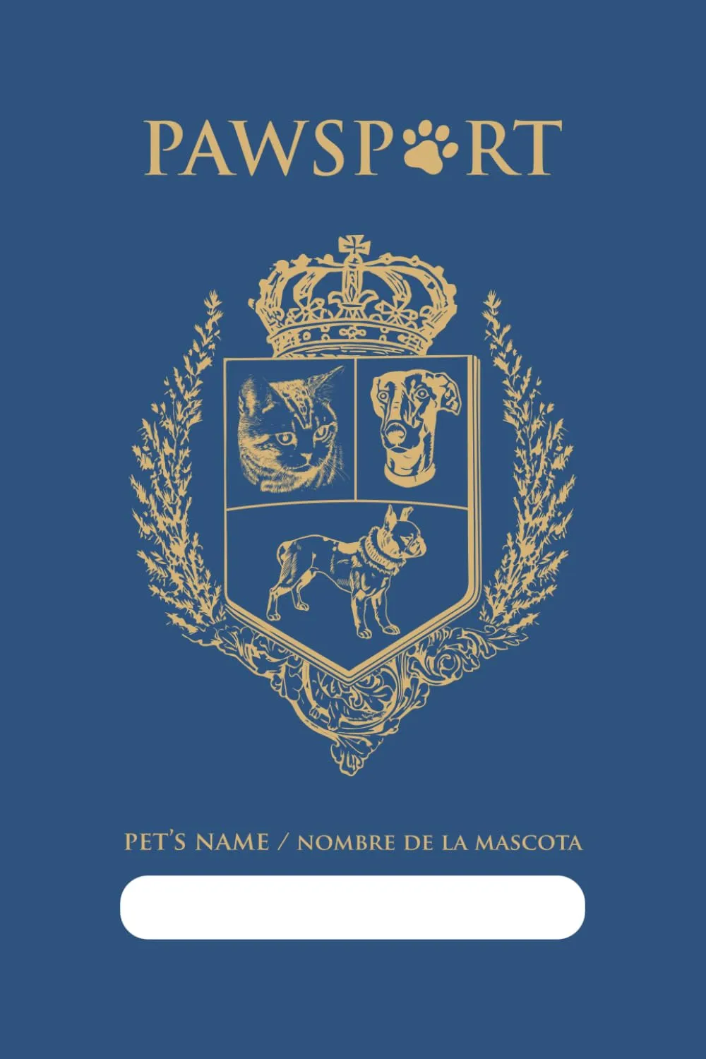 Pet Passport & Medical Record, for Pet Health and Travel, Bilingual English Spanish 4x6: Animal Health & Vaccine Record Book Paperback  January 28, 2022