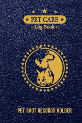 Pet Passport Logbook, Pet Shot Records Holder Hardcover: Pet Health Records and Dog Vaccination Record Hardcover Book, Dog Immunization Log, Shots ... Perfect Gift for Dog Owners and Lovers Hardcover  March 8, 2023