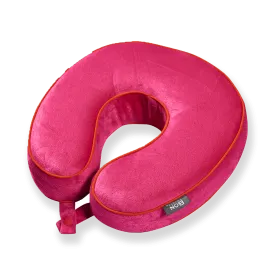 Premium Memory Foam Travel Neck Pillow - Red