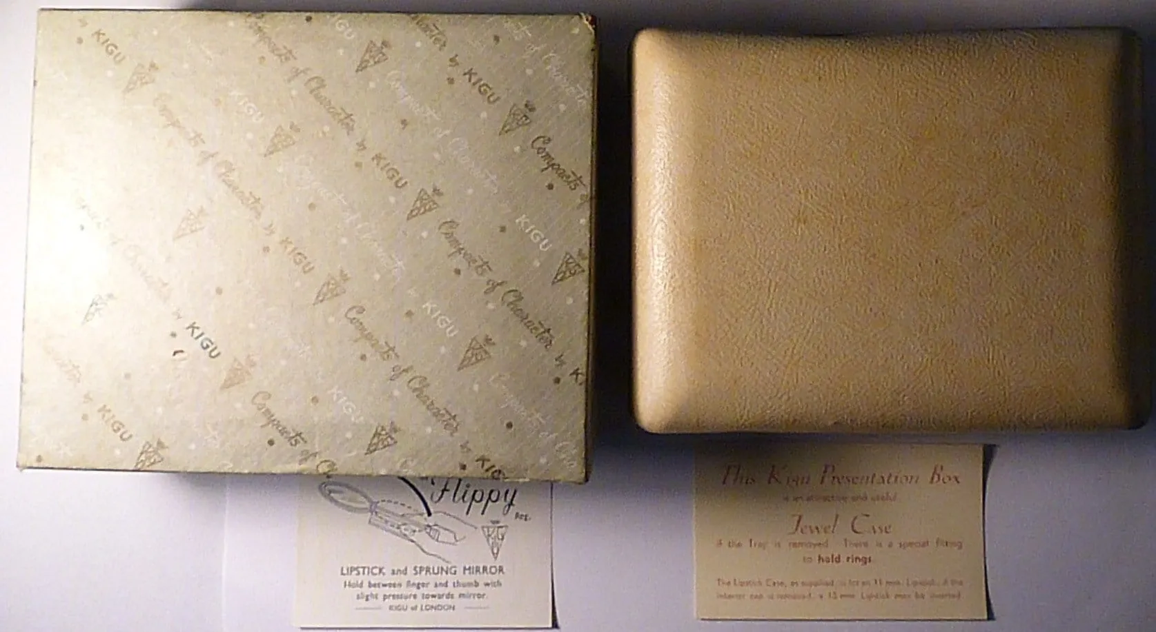 Rare Kigu vanity set vintage vintage vanity sets rare dressing table sets 1950s