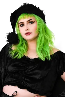 Santa's Goth Little Helper Hat