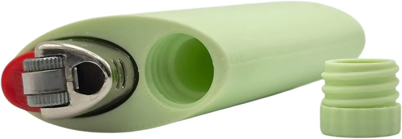 Sleek Stylish Retro Joint Holder and Lighter Holder - Joint Holder Case with Smell Proof Feature - Durable Joint Case for Secure Storage (Mint Green)
