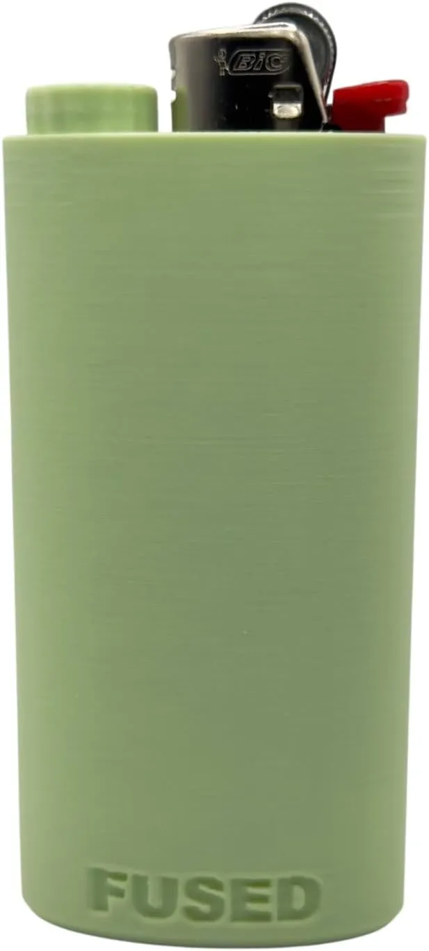 Sleek Stylish Retro Joint Holder and Lighter Holder - Joint Holder Case with Smell Proof Feature - Durable Joint Case for Secure Storage (Mint Green)
