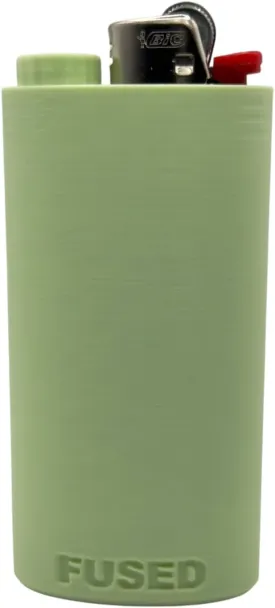 Sleek Stylish Retro Joint Holder and Lighter Holder - Joint Holder Case with Smell Proof Feature - Durable Joint Case for Secure Storage (Mint Green)