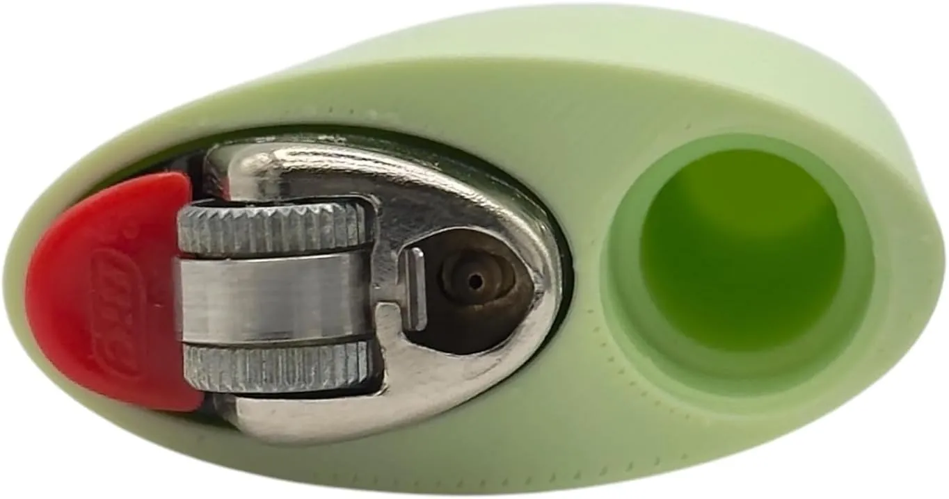 Sleek Stylish Retro Joint Holder and Lighter Holder - Joint Holder Case with Smell Proof Feature - Durable Joint Case for Secure Storage (Mint Green)