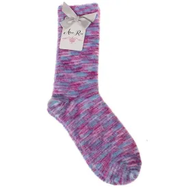 Space Dye Fuzzy Socks