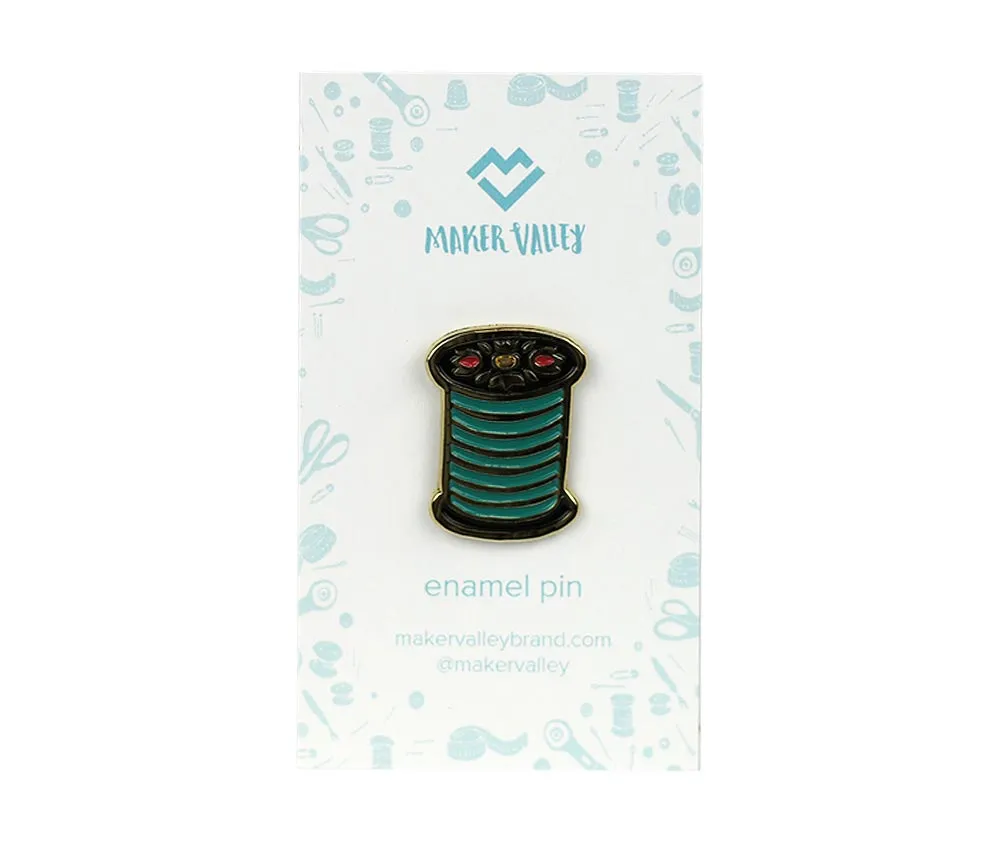 Spool of Thread Enamel Pin