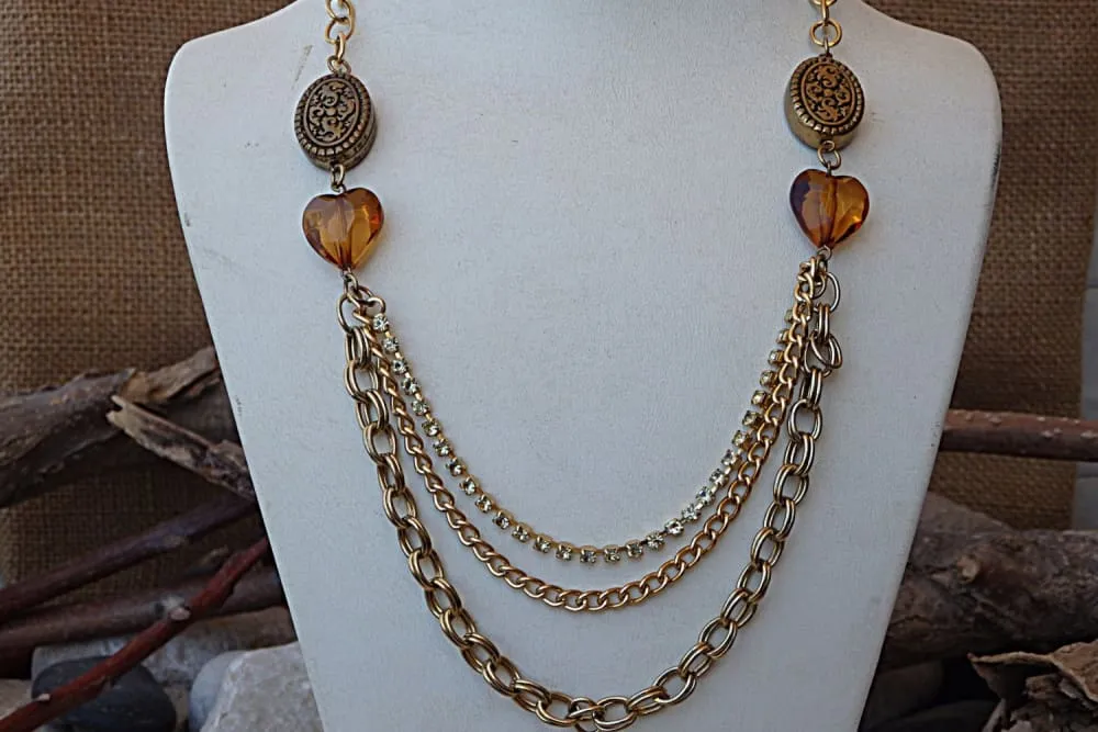 Triple Strand Necklace