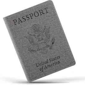 Vaccine Card Holder,Passport Cover (Gray)
