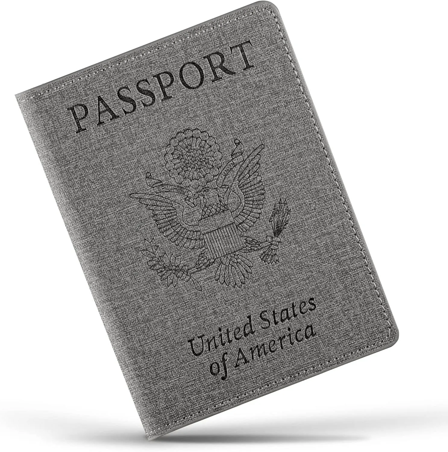 Vaccine Card Holder,Passport Cover (Gray)