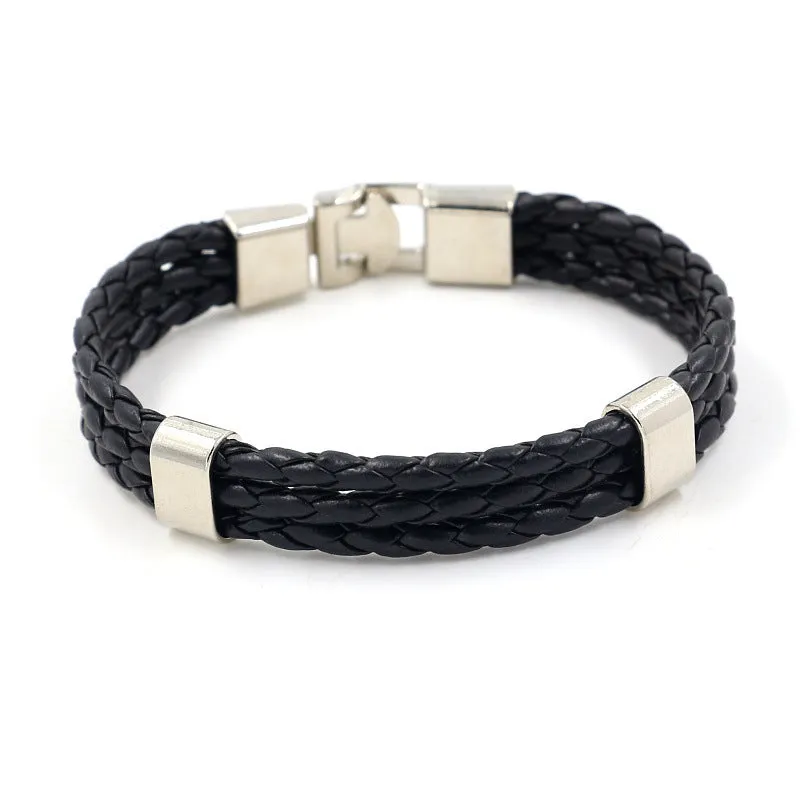 woven leather bracelet
